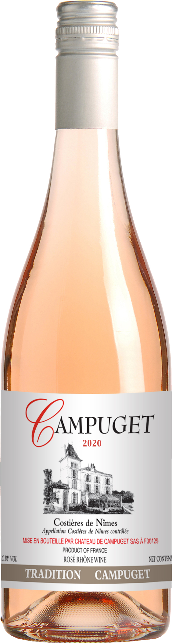 Campuget Rose Tradition Costieres de Nimes 2020