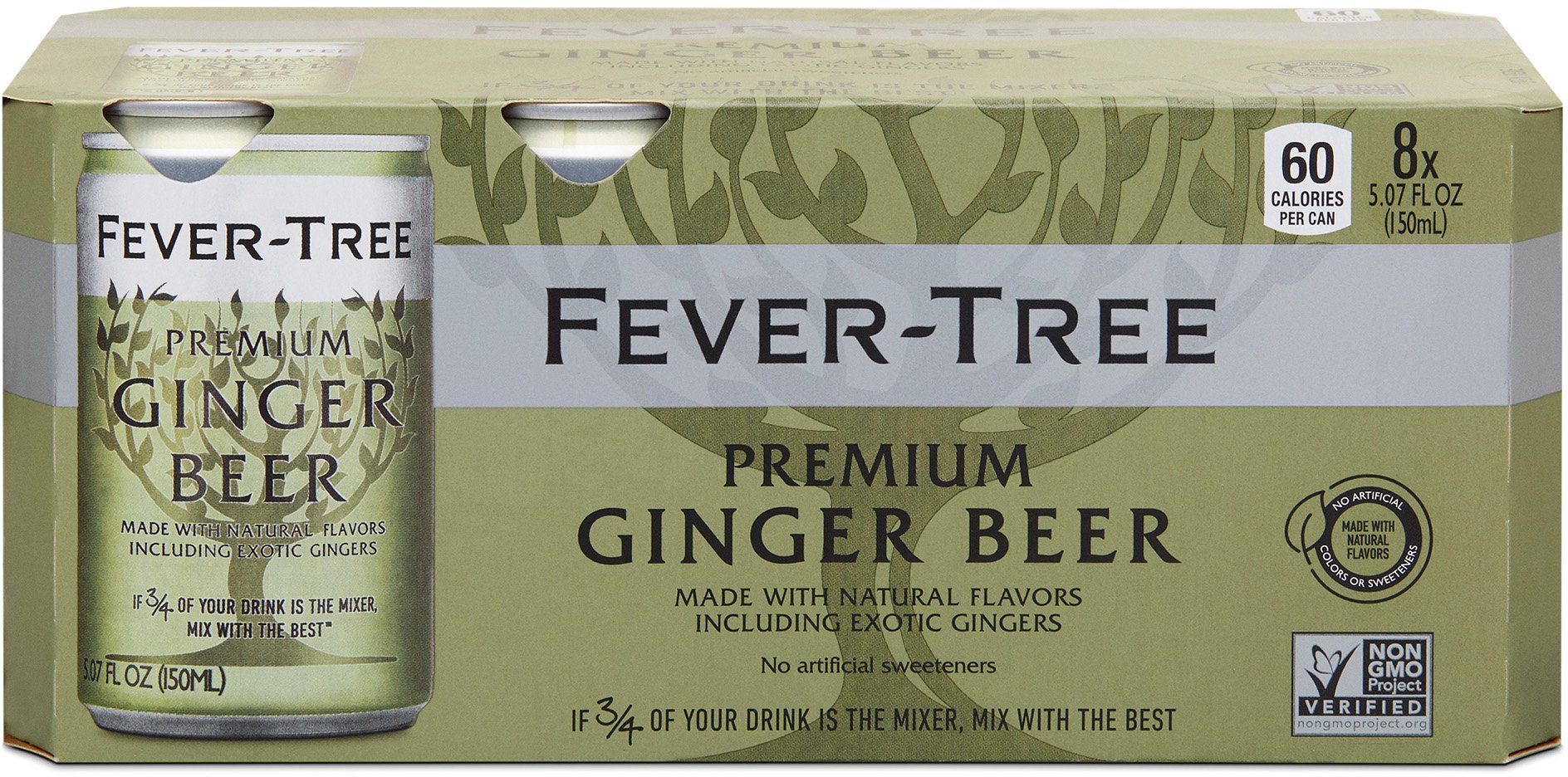 Fever Tree Ginger Beer 8 Pack Cans 8 pack of 150 ml Can