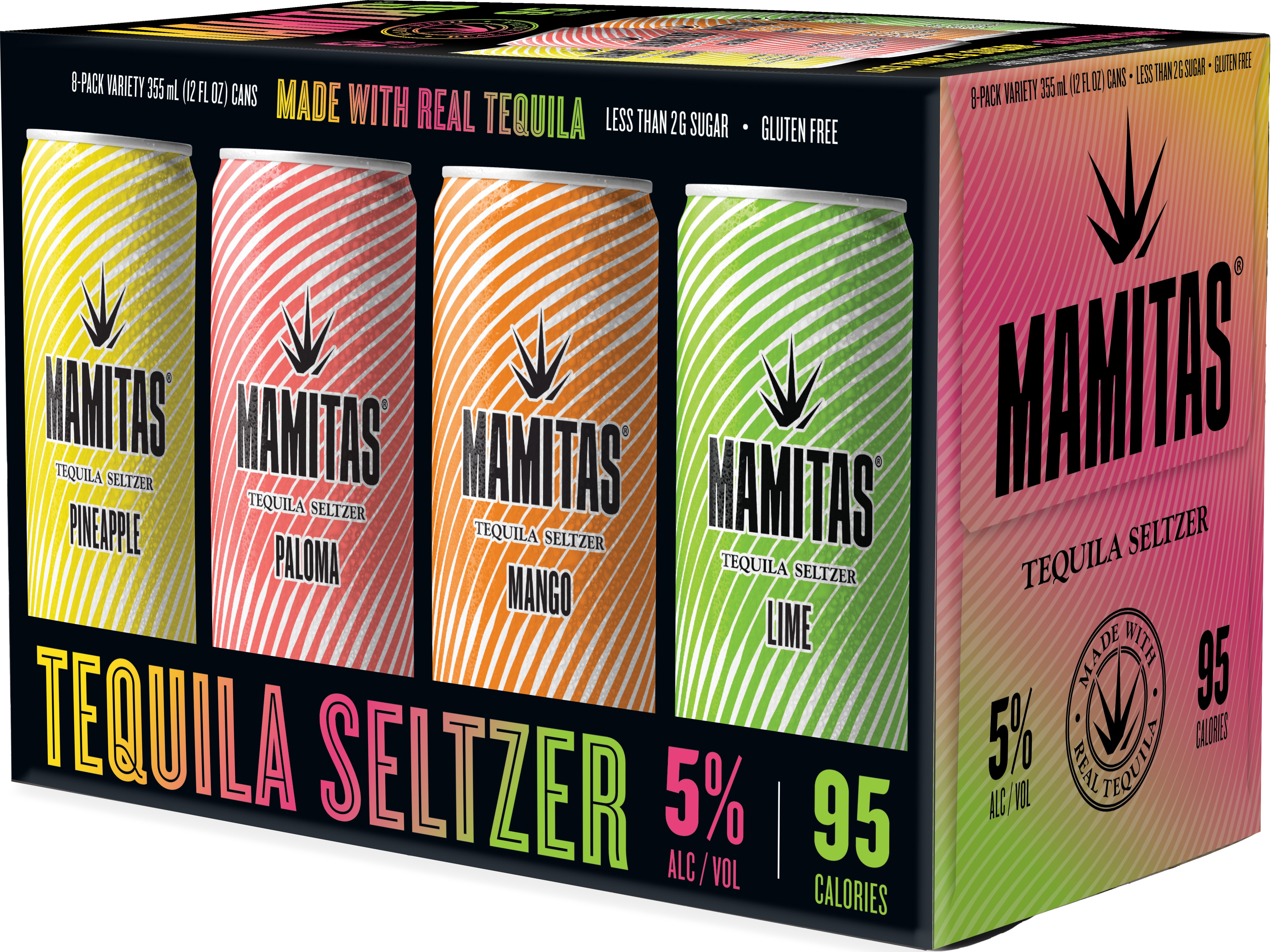 Mamitas Variety Tequila & Soda 8 Pack Cans