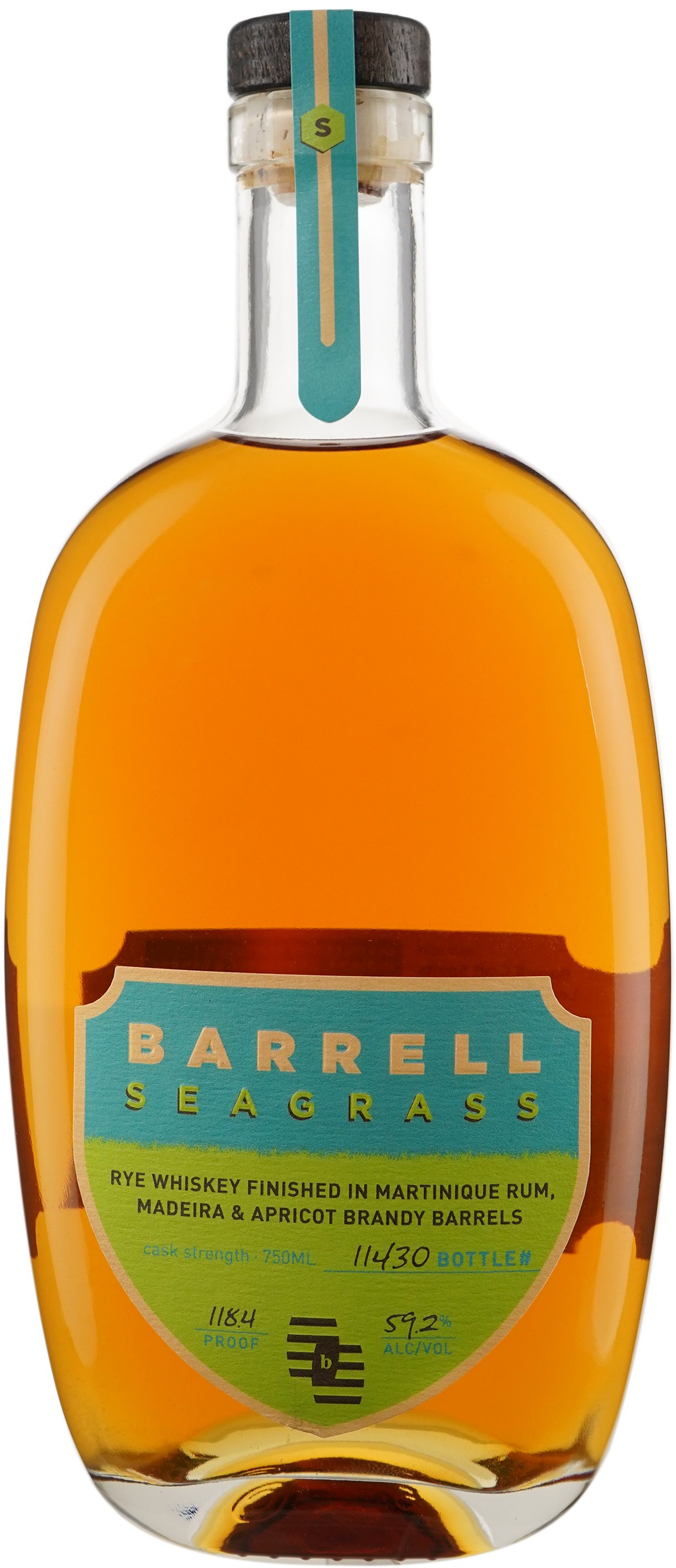 Barrell Seagrass Rye Finished in Martinique Rum, Madeira, and Apricot Brandy Barrels