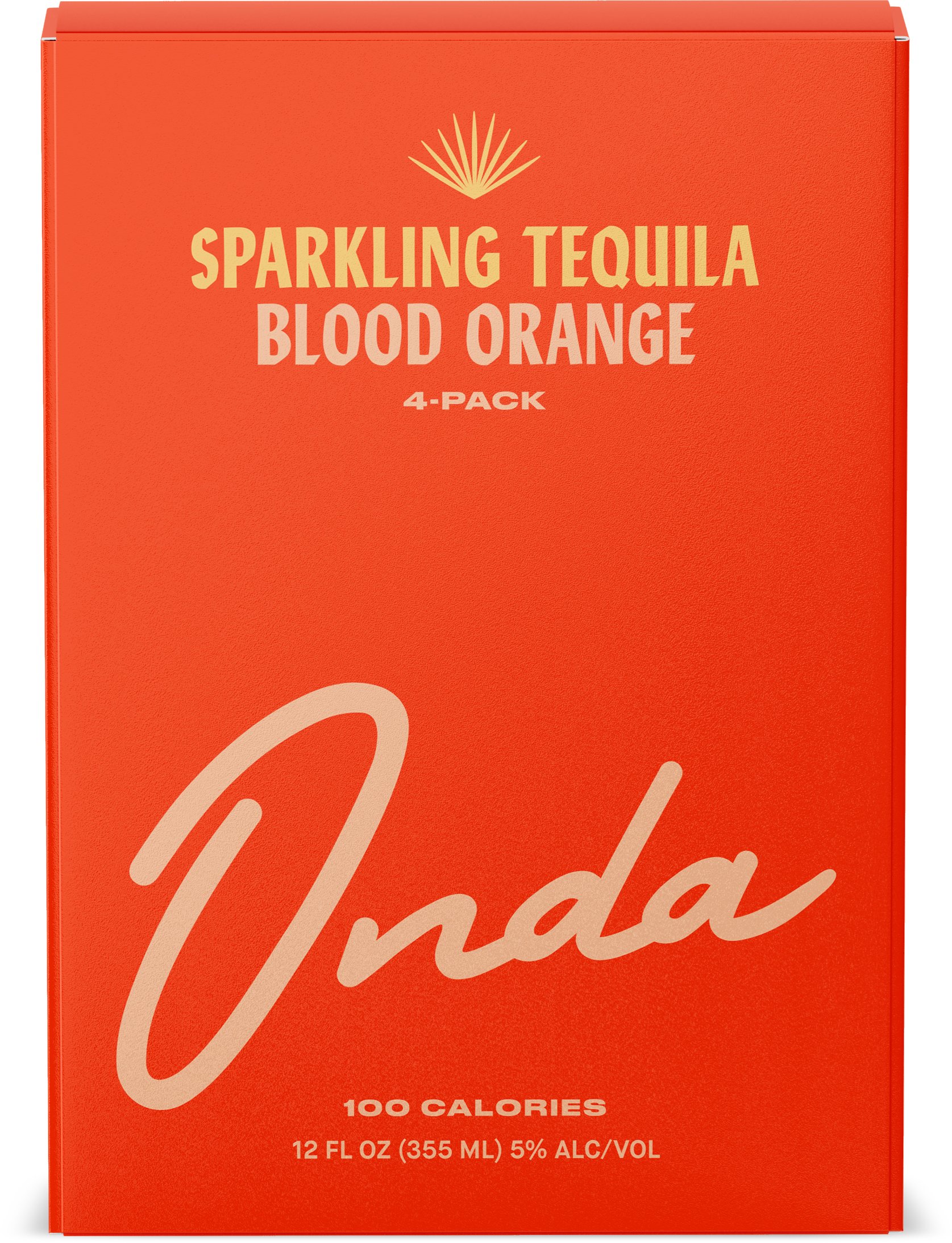 Onda Blood Orange Sparkling Tequila 4 Pack Cans