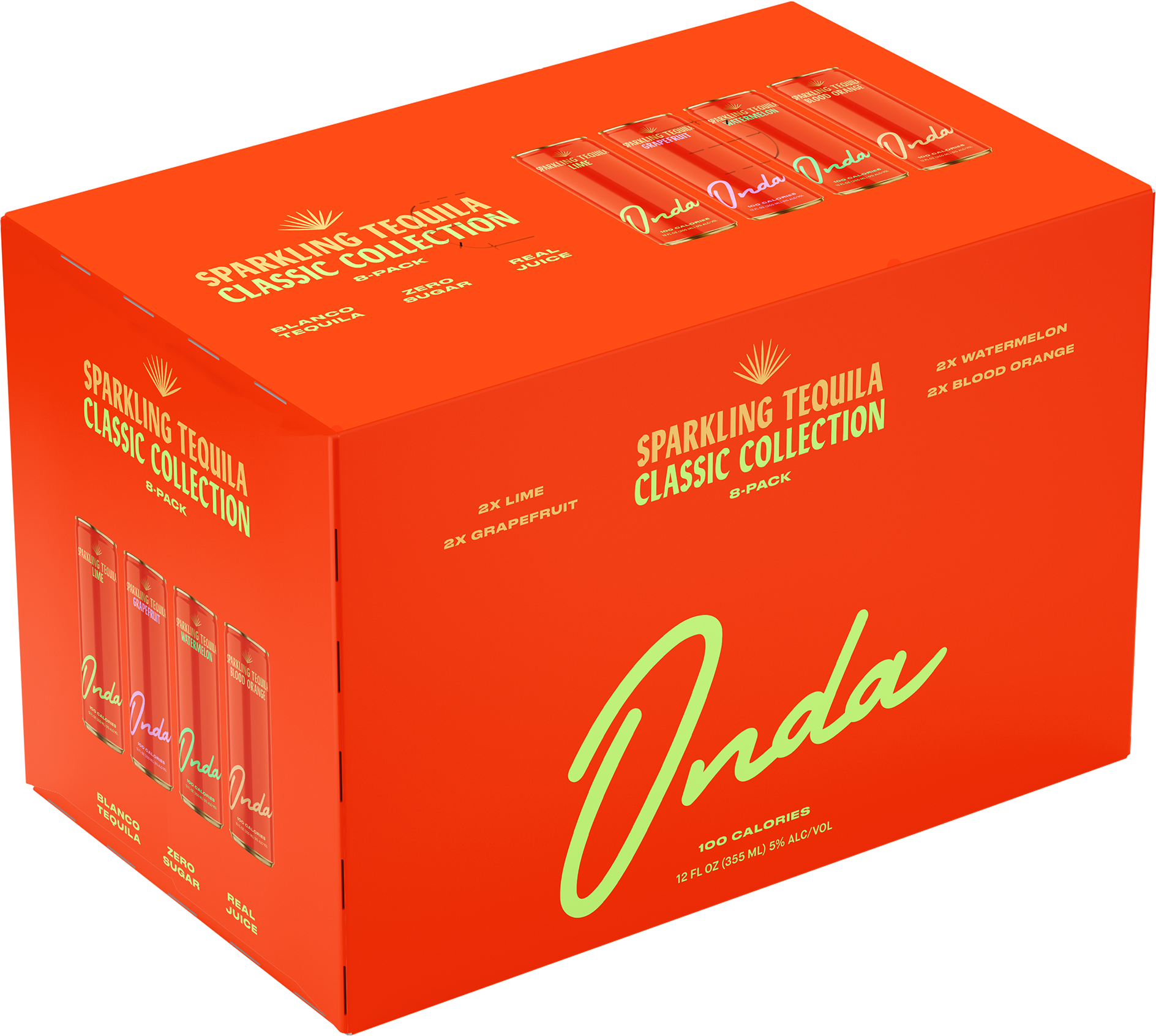 Onda Variety Sparkling Tequila 8 Pack Cans