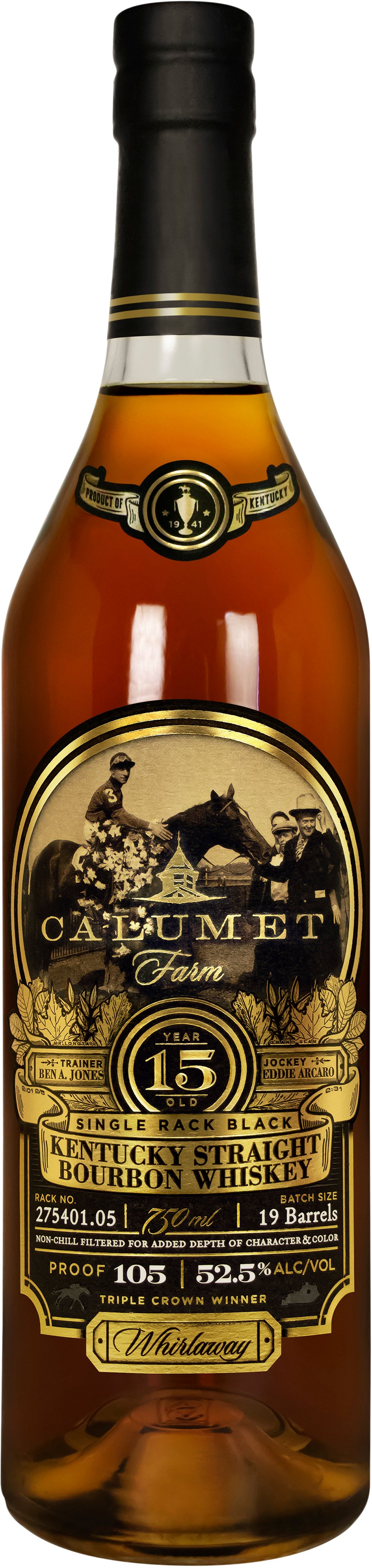Calumet Farm 15 year old Kentucky Straight Bourbon