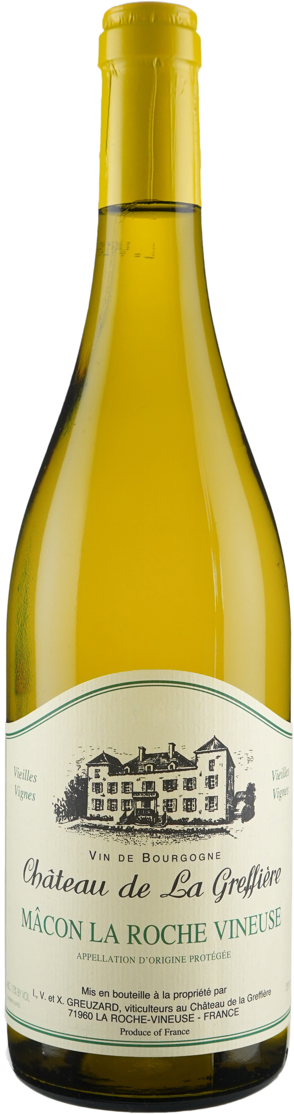 Chateau de la Greffiere Macon la Roche Vineuse Vieilles Vignes 2019