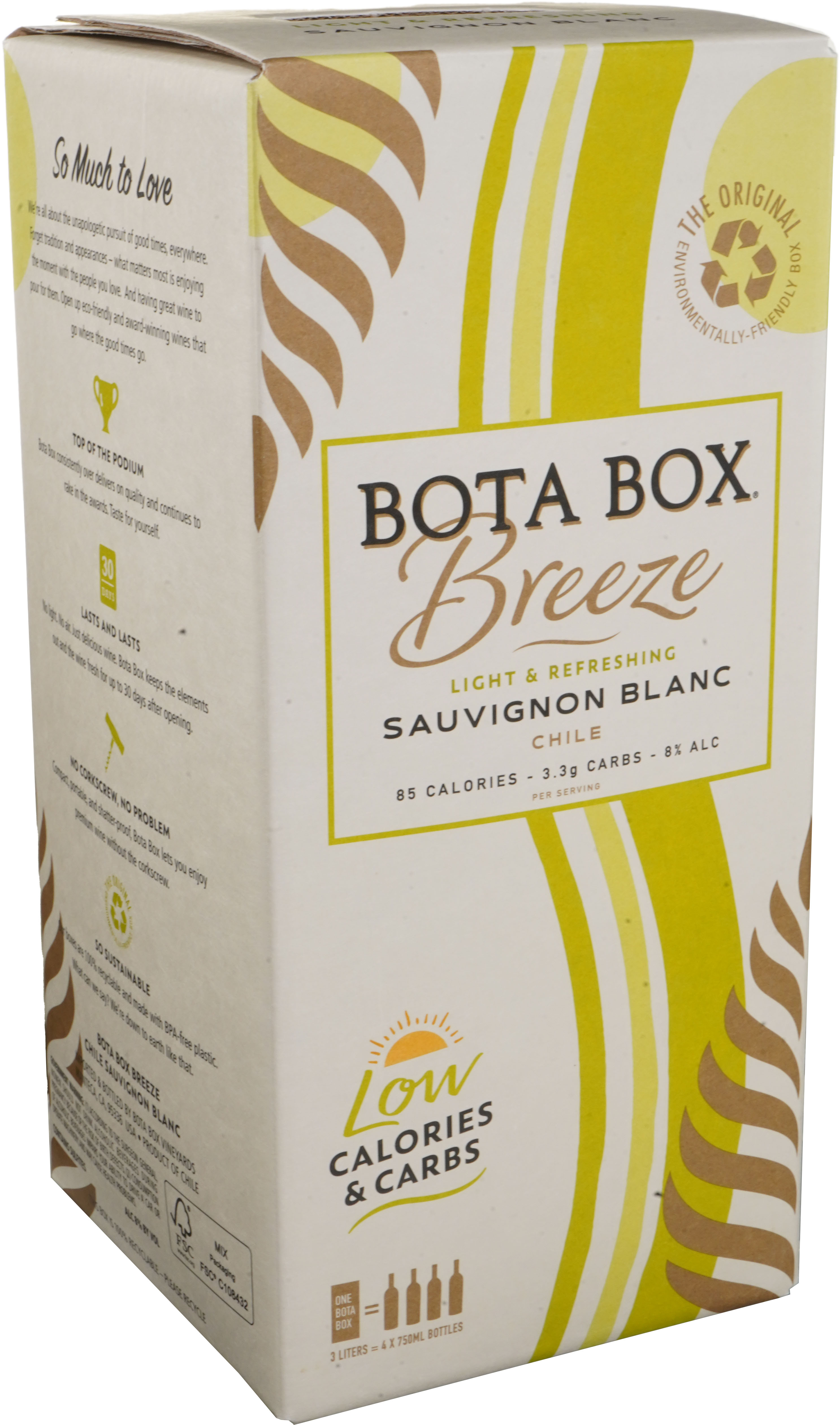 Bota Box Breeze Sauvignon Blanc | 3 L Box Bota Box Breeze Sauvignon Blanc | 3 L Box