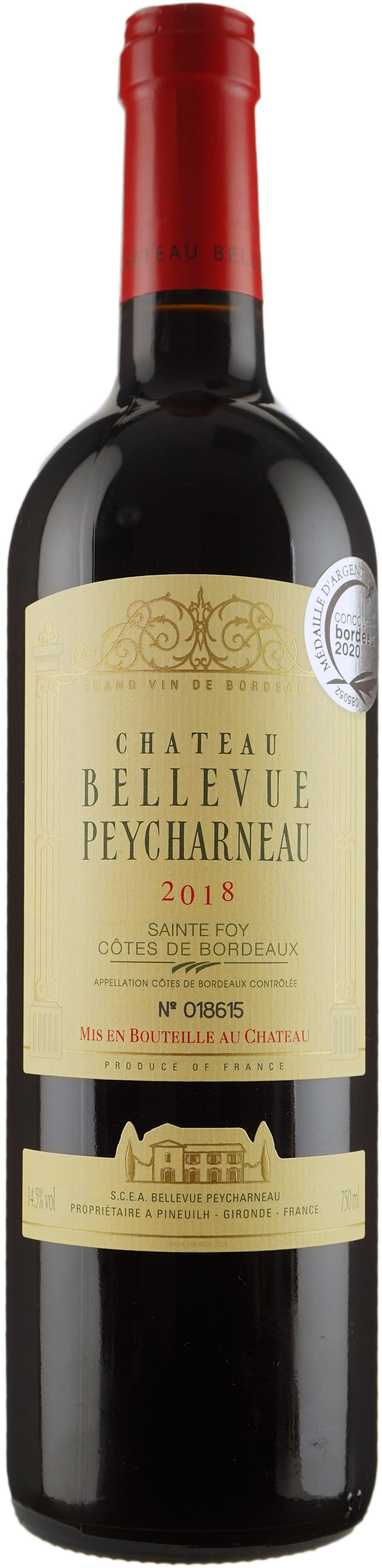 Chateau Bellevue Peycharneau Bordeaux Superieur 2018