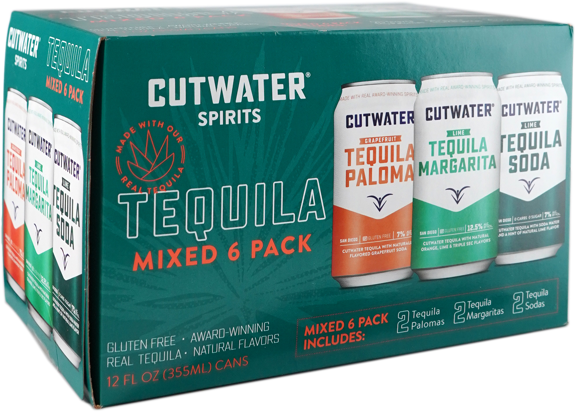 Cutwater Spirits Tequila Mixed 6 Pack Cans