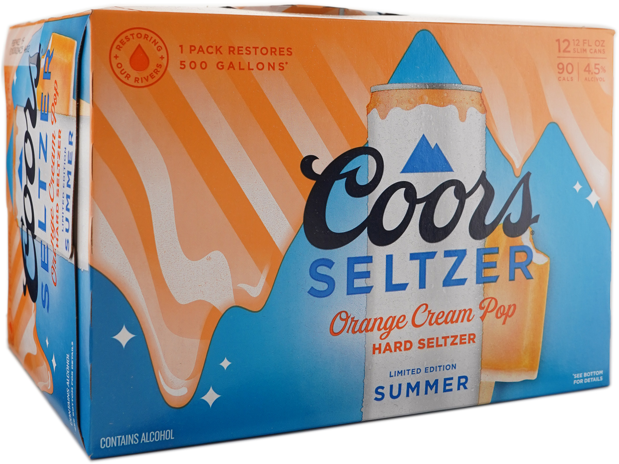 Coors Hard Seltzer Orange Cream Pop 12 Pack Of 12 Oz Can Coors Hard Seltzer Orange Cream Pop 12 Pack Of 12 Oz Can