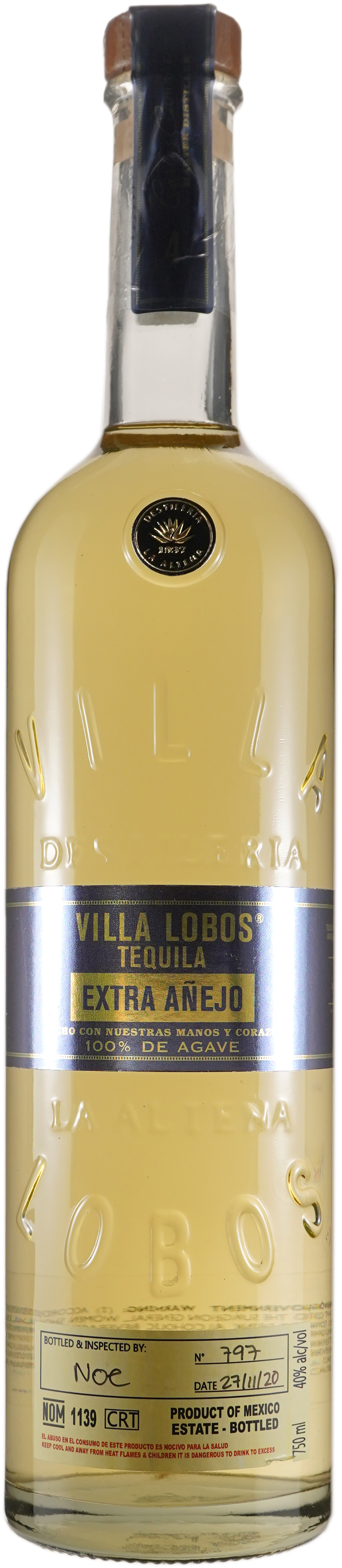 Villa Lobos Extra Anejo Tequila