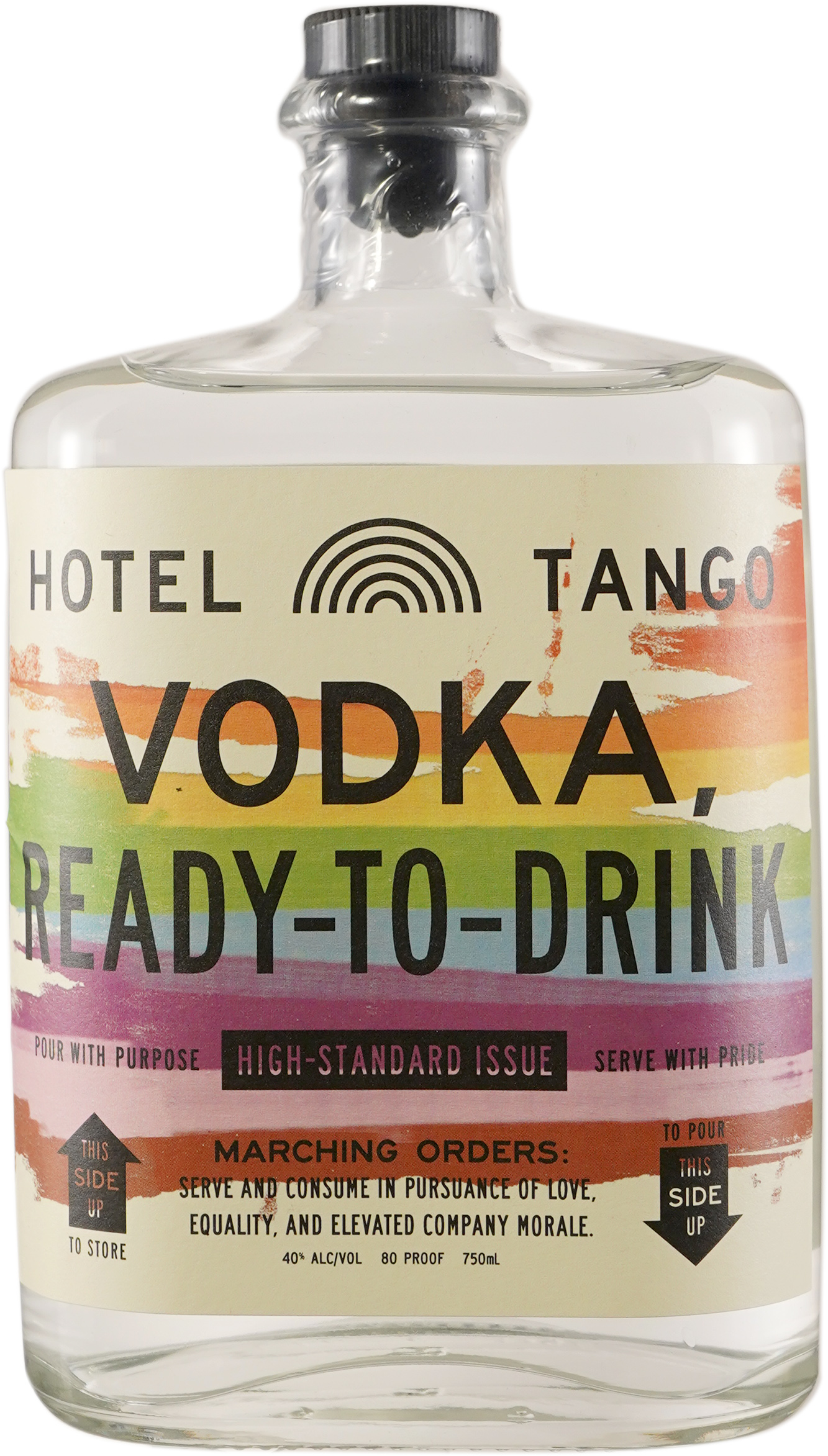 Hotel Tango Vodka Pride Bottle