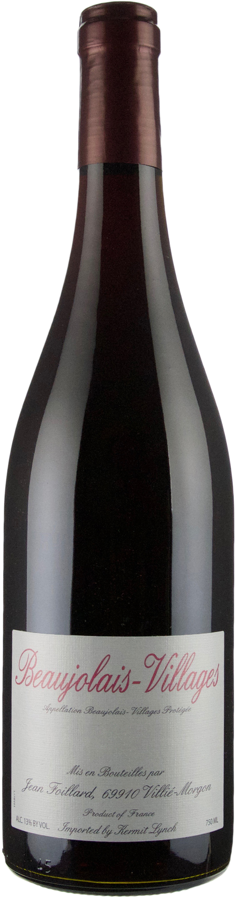 Jean Foillard Beaujolais Villages 2018