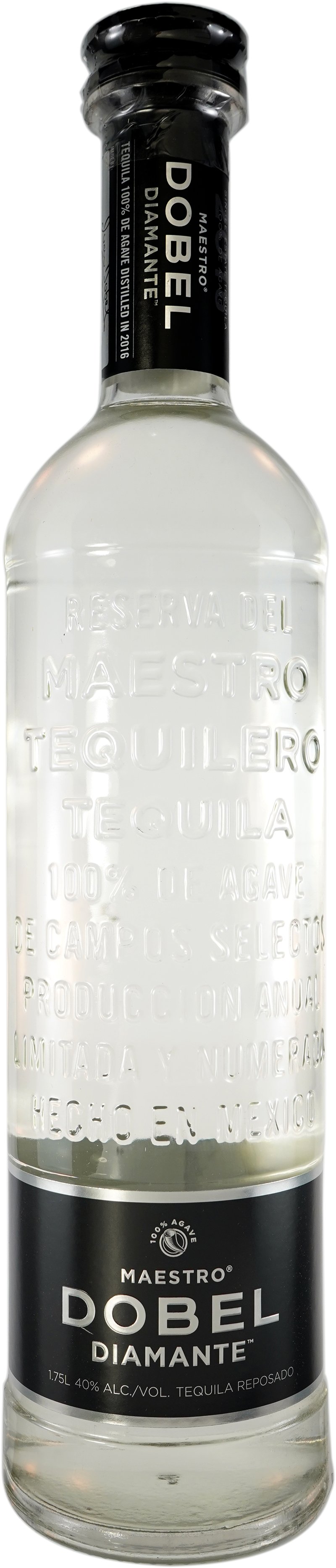 Maestro Dobel Diamante Single Estate Tequila 1.75 L Bottle