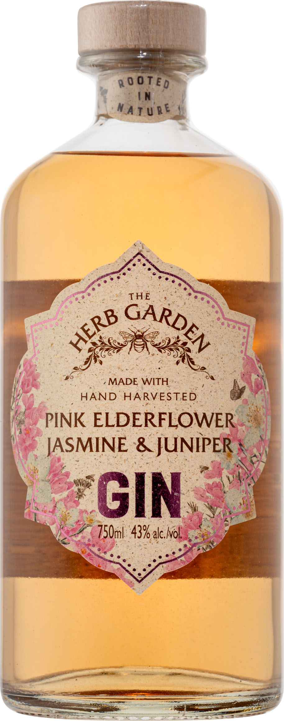 The Herb Garden Pink Elderflower & Jasmine Gin | 750 ml Bottle