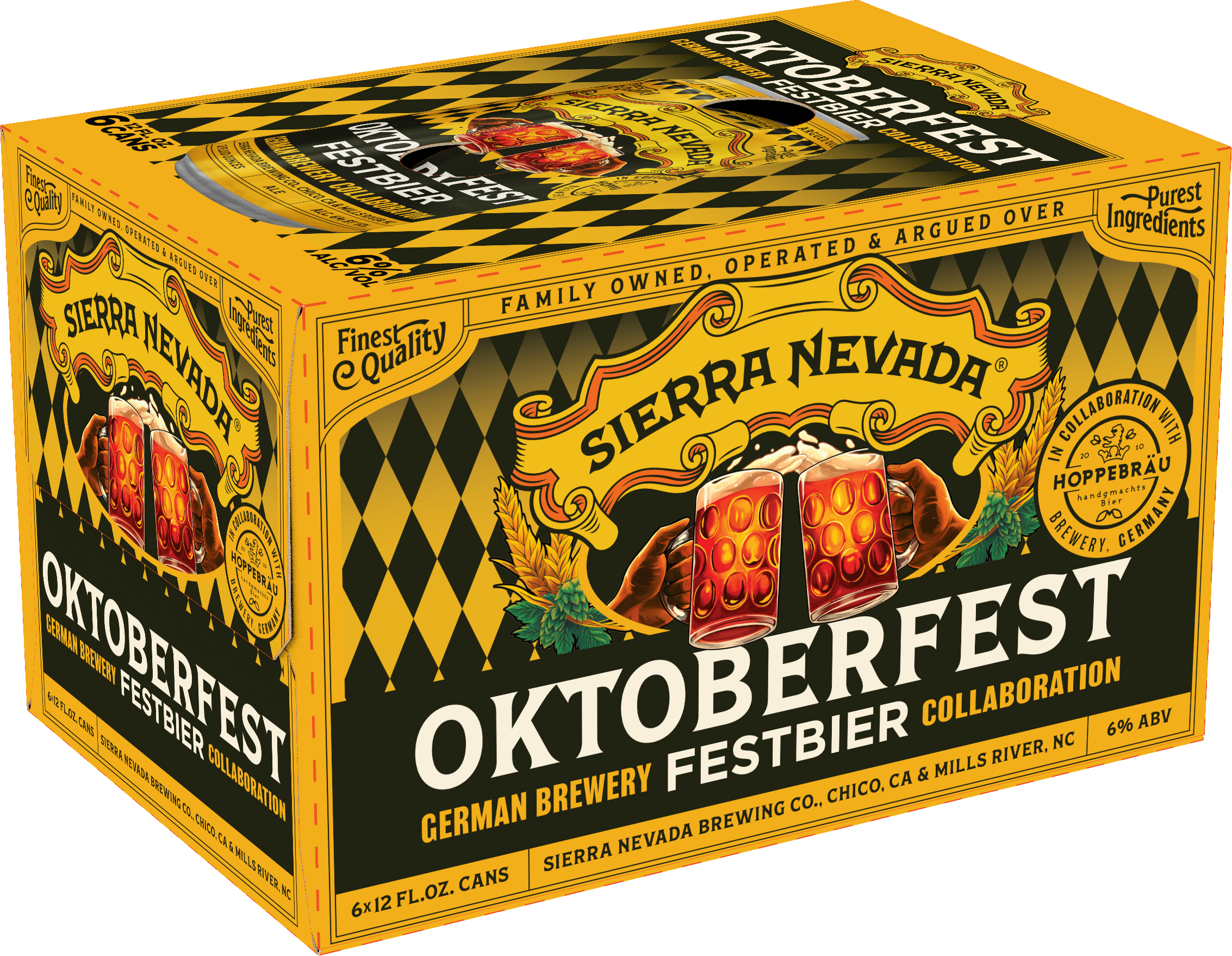 Sierra Nevada Oktoberfest collaboration with Hoppebrau | 6 pack of 12 oz Can