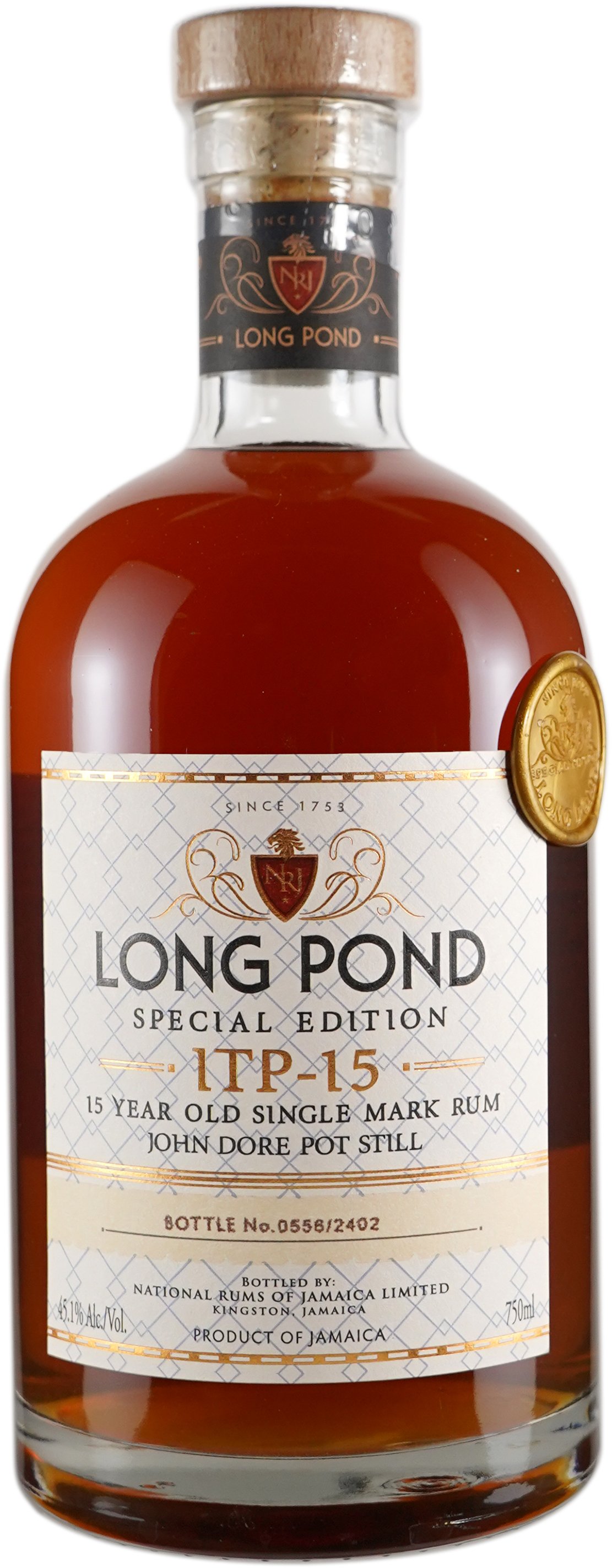 Long Pond Distillery ITP-15 Special Edition 15 year old Jamaican Rum