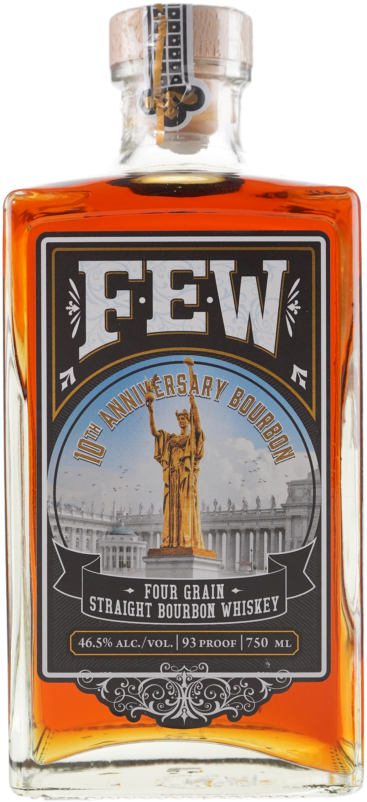 FEW Spirits Four Grain Bourbon 10th Anniversary