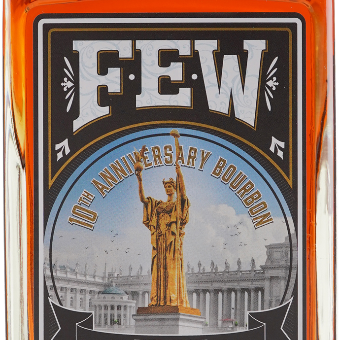 FEW Spirits Four Grain Bourbon 10th Anniversary