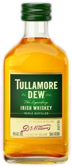 Tullamore D.E.W. Irish Whiskey 50 ml Bottle