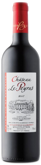 Chateau Le Peyrat Castillon Cotes de Bordeaux 2018