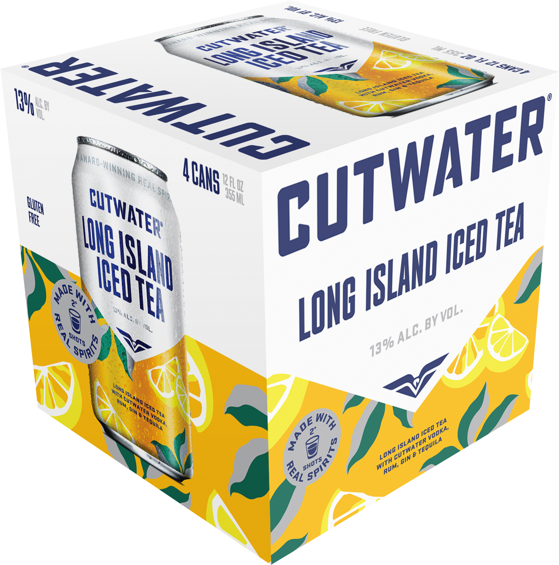 Cutwater Spirits Long Island Iced Tea Ready to Drink Cocktail 4 Pack Cans