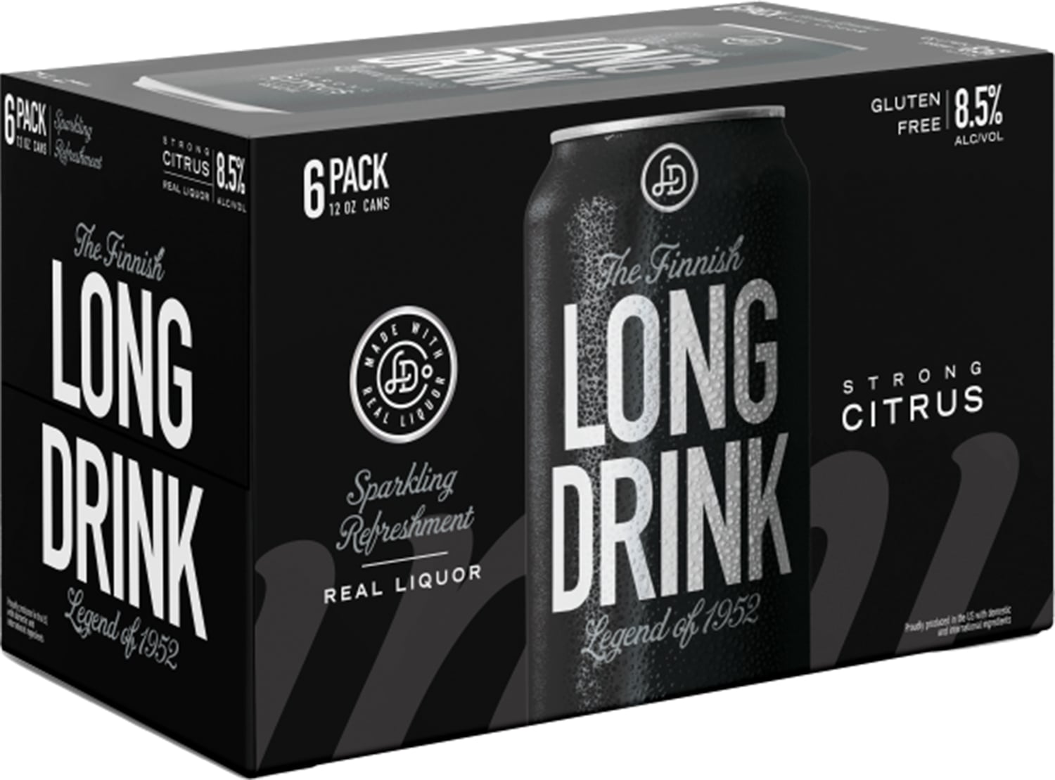 The Long Drink Company Midnight Sun Variety 8 Pack Cans | 8 pack of 12 ...