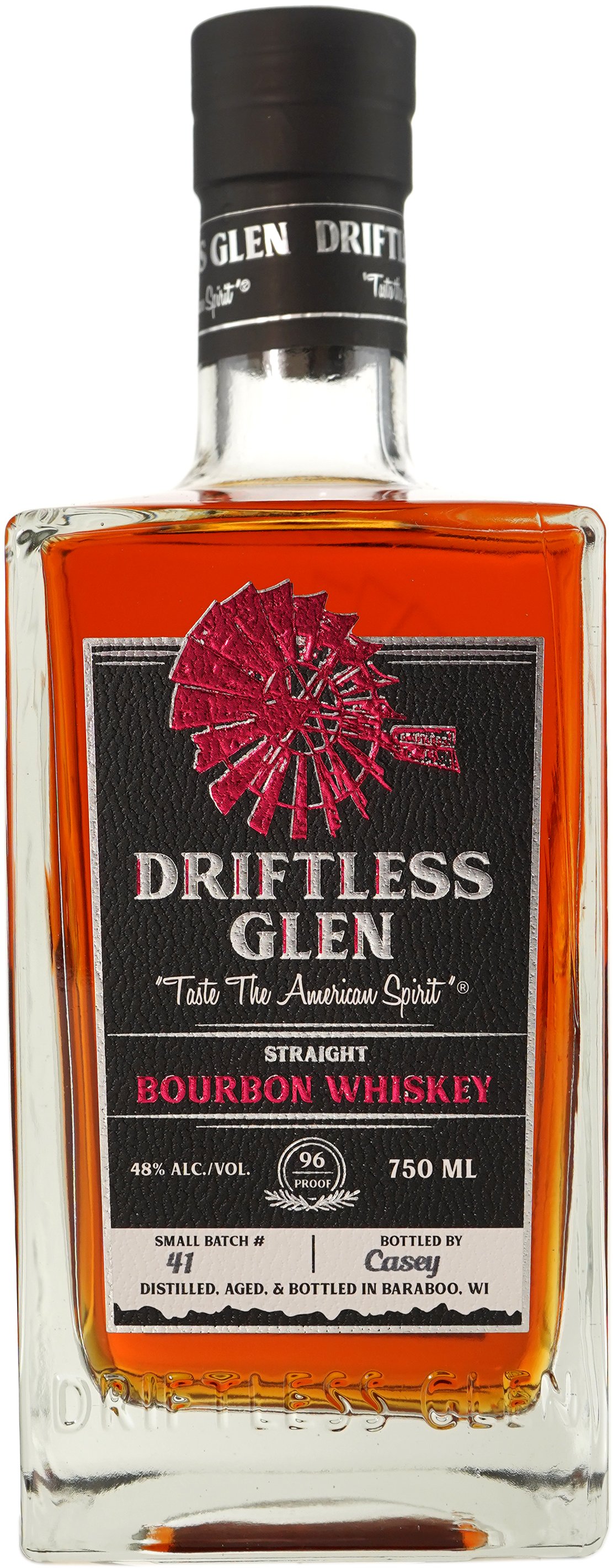 Pink label whiskey