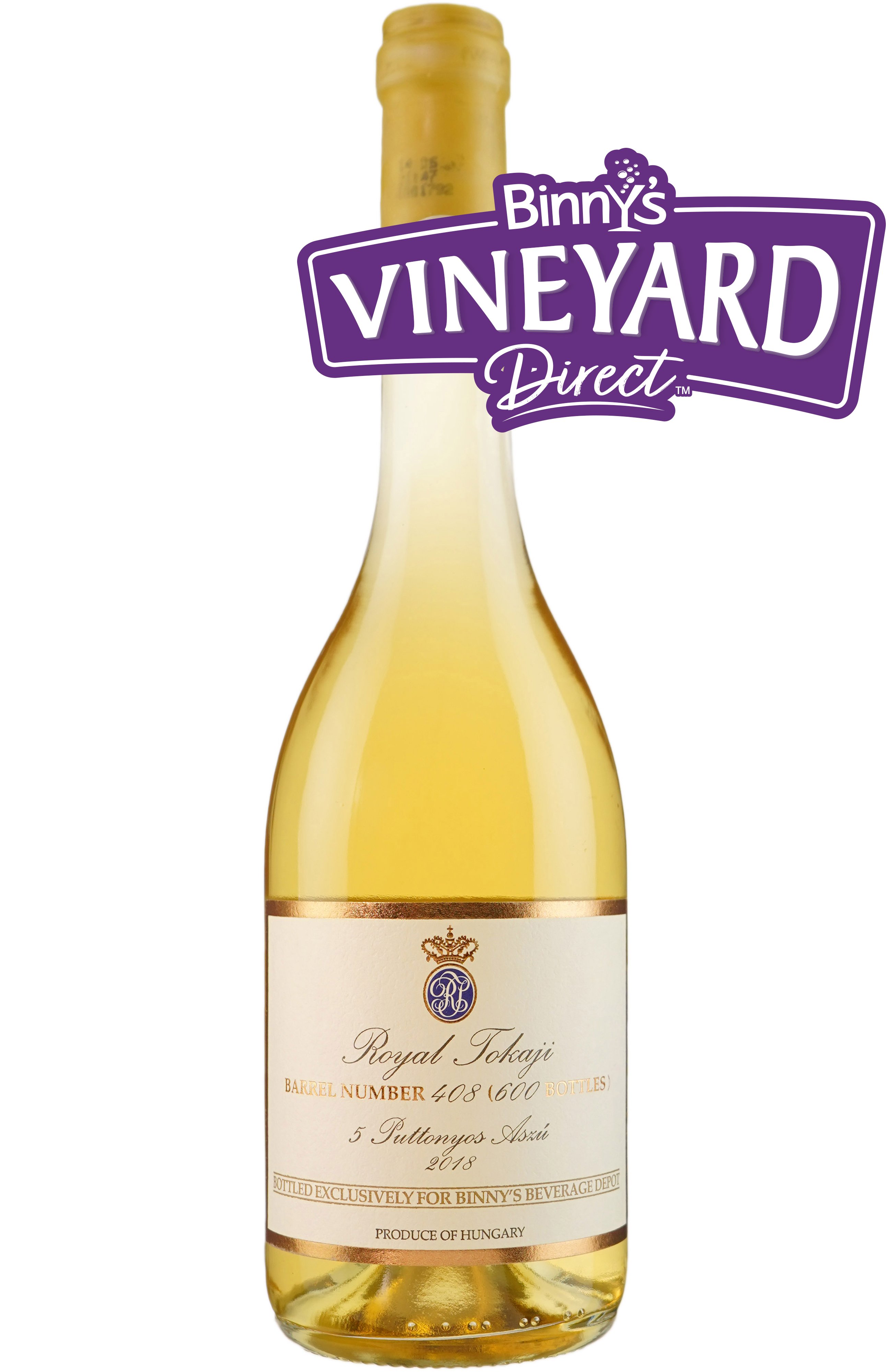 Royal Tokaji Barrel #408 Binny's Handpicked 2018