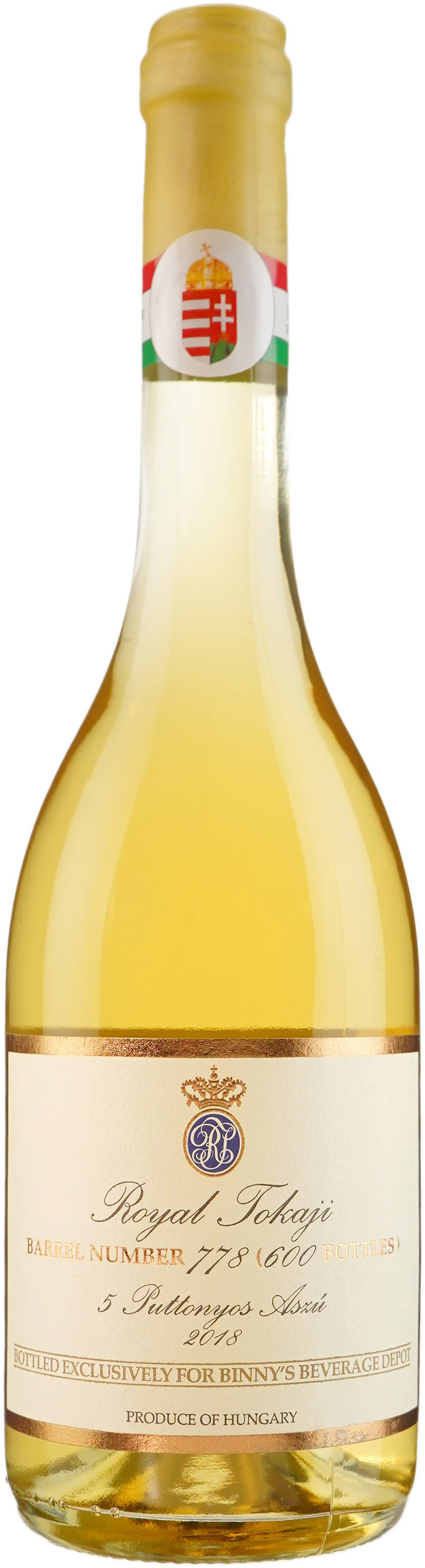 Royal Tokaji Barrel #778 Binny's Handpicked 2018