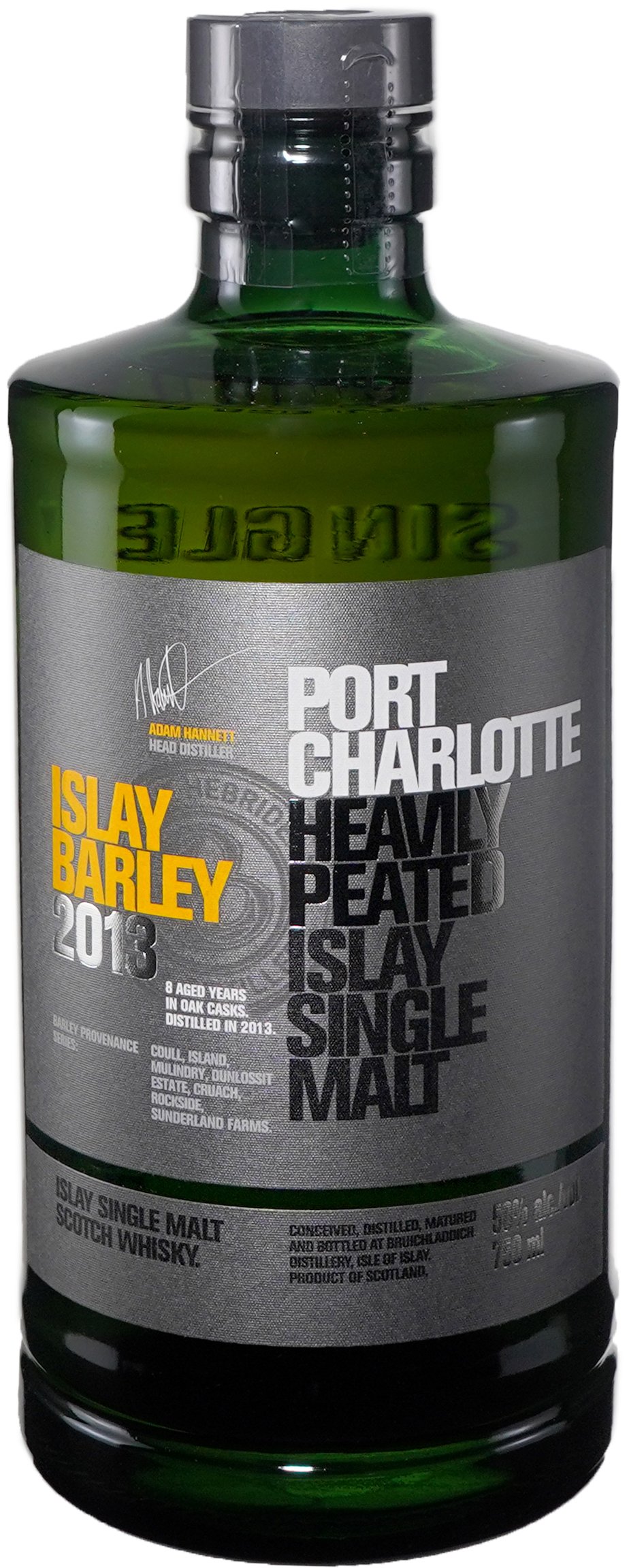 Port Charlotte 13 Heavily Peated 8 year old Single Malt from Islay Barley 2013