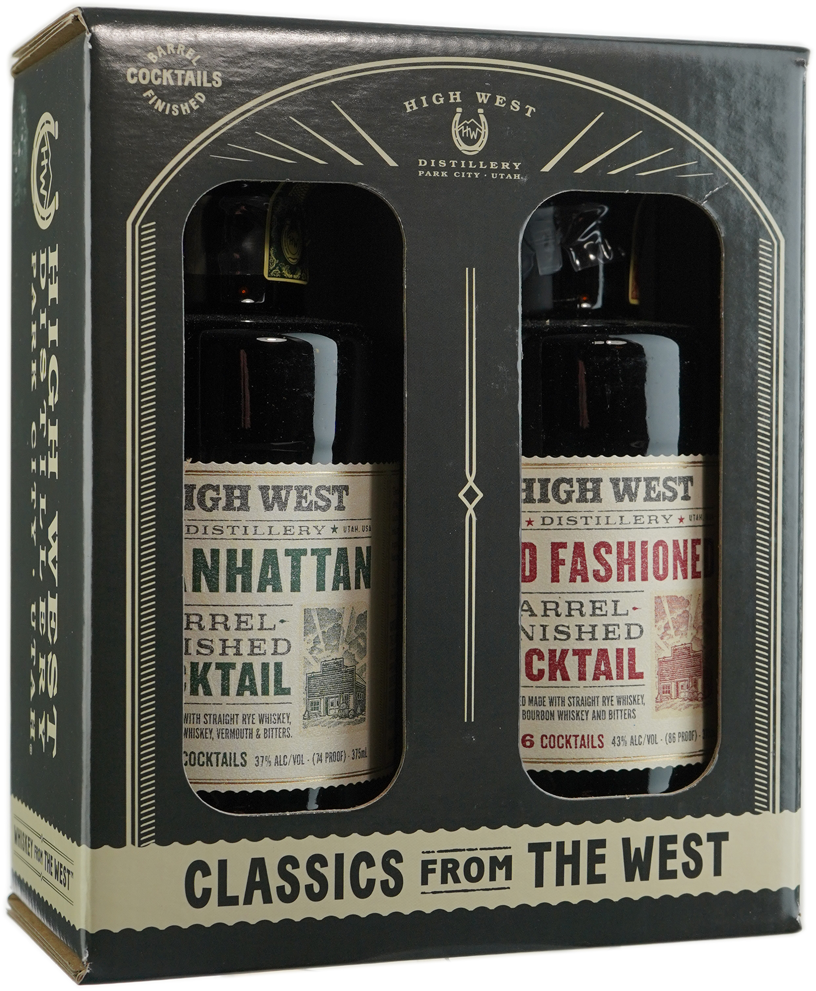 High West Manhattan & Old Fashioned Cocktail 2 Pack
