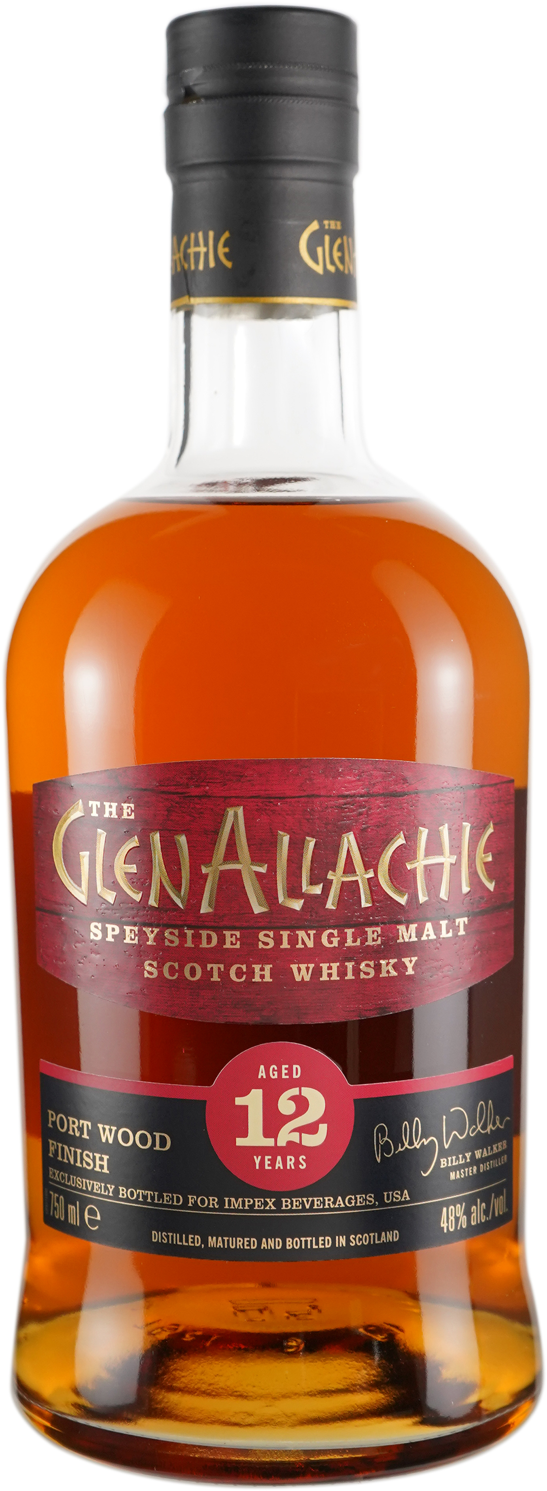 GlenAllachie 12 year old Port Wood Finish