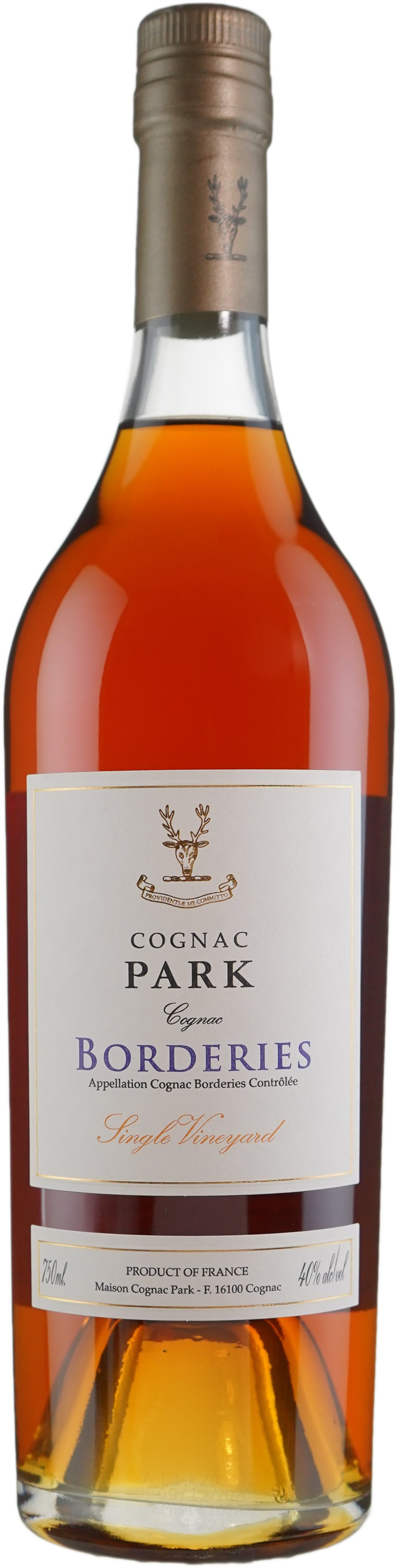 Cognac Park Cellar No. 8 Single Barrel Borderies Cognac Aged 11 years Binny's Handpicked
