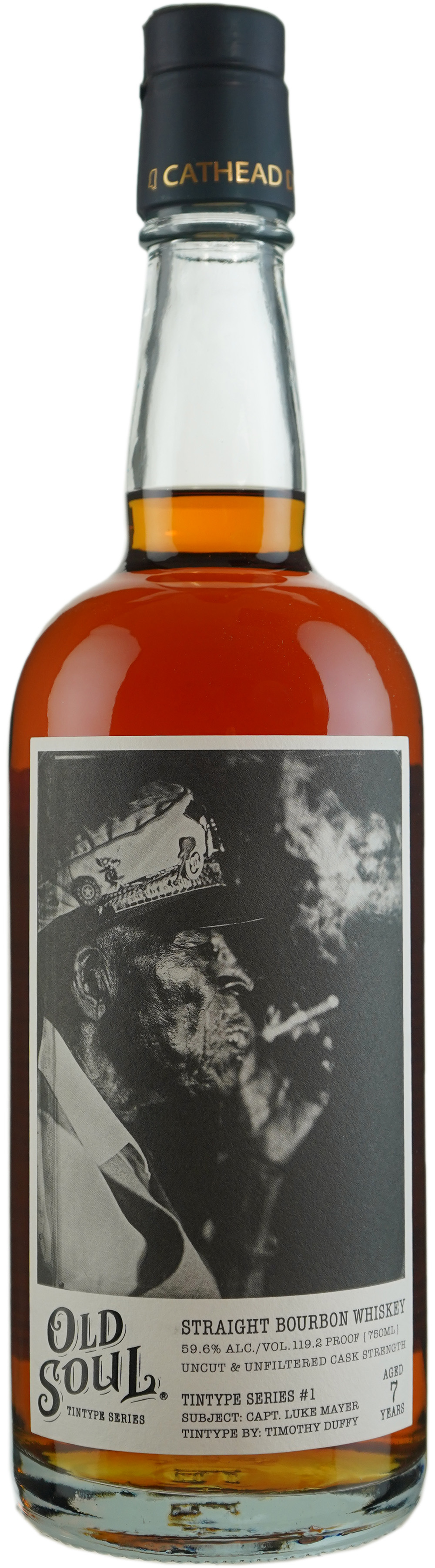 Cathead Distillery Old Soul 7 year old Bourbon Tin Type Series