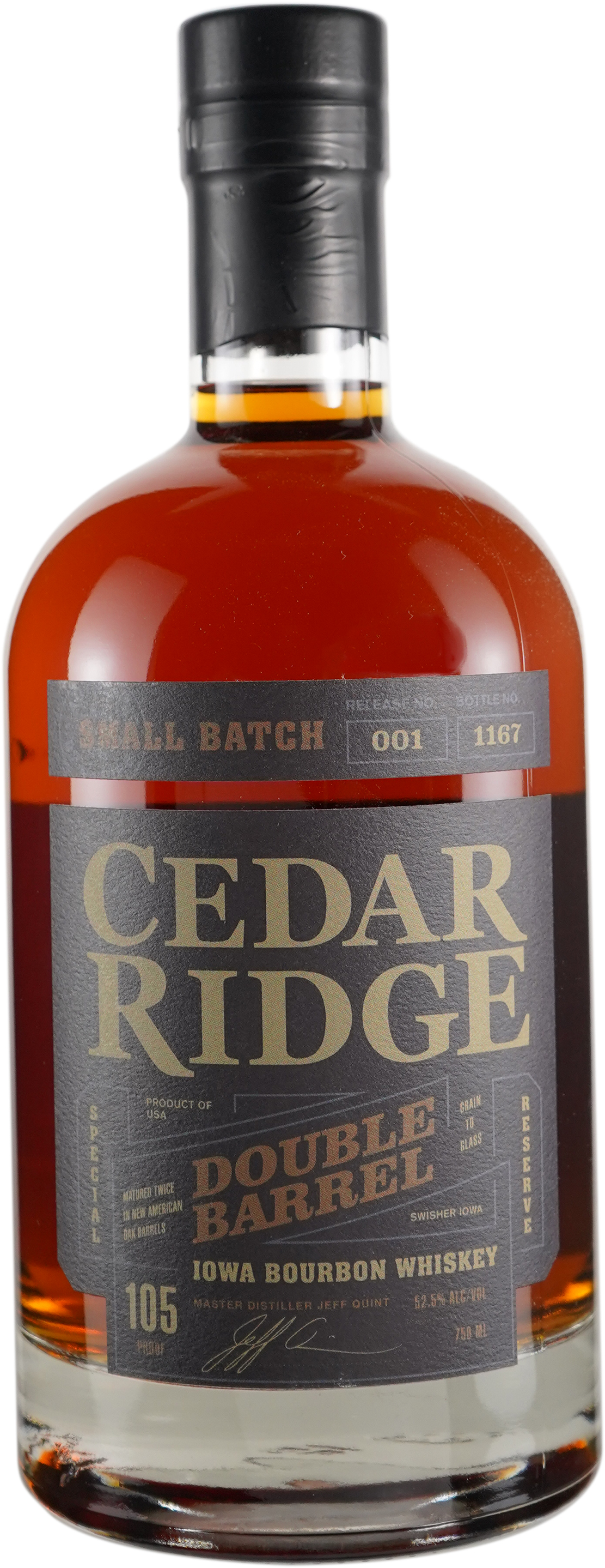 Cedar Ridge Double Barrel Iowa Bourbon