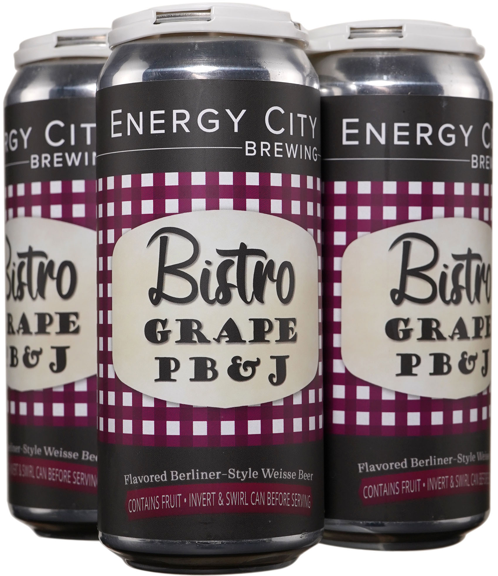 Energy City Bistro Grape PB&J | 4 pack of 16 oz Can