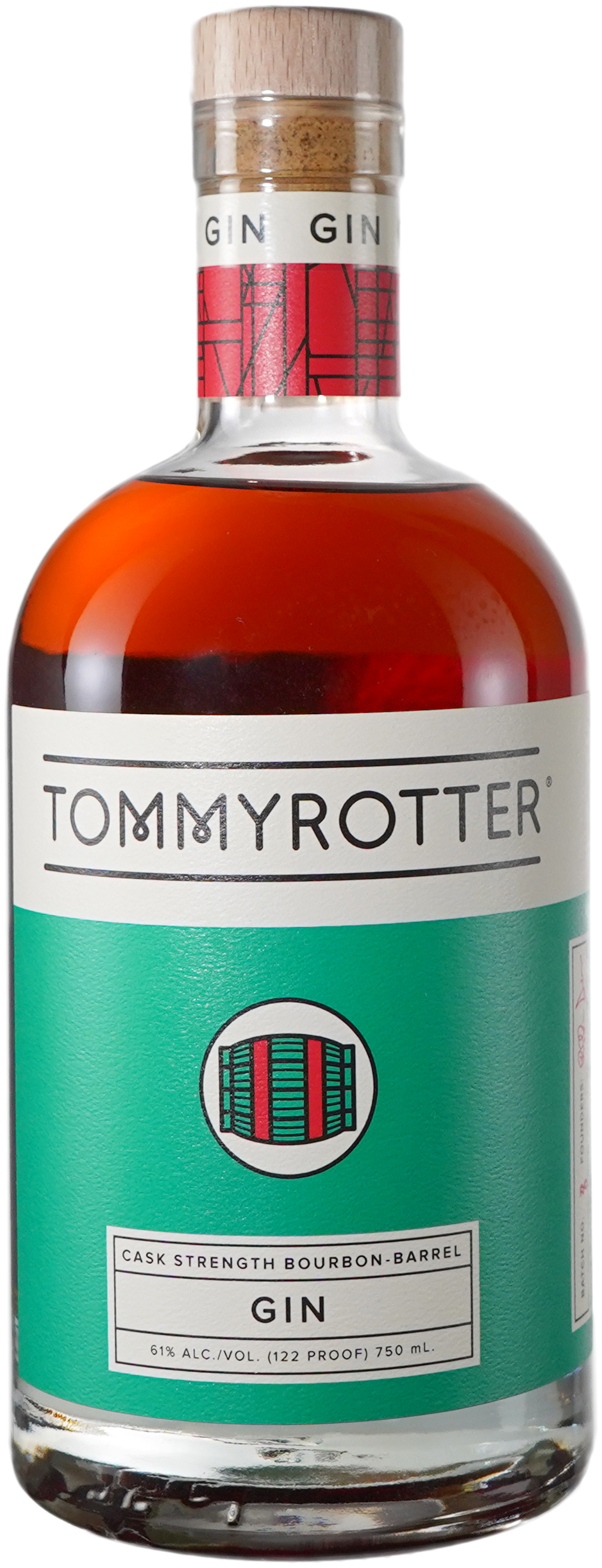 Tommyrotter Cask Strength Bourbon Barrel Gin