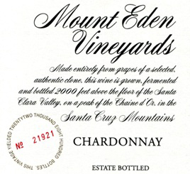 Mount Eden Chardonnay Reserve 2015