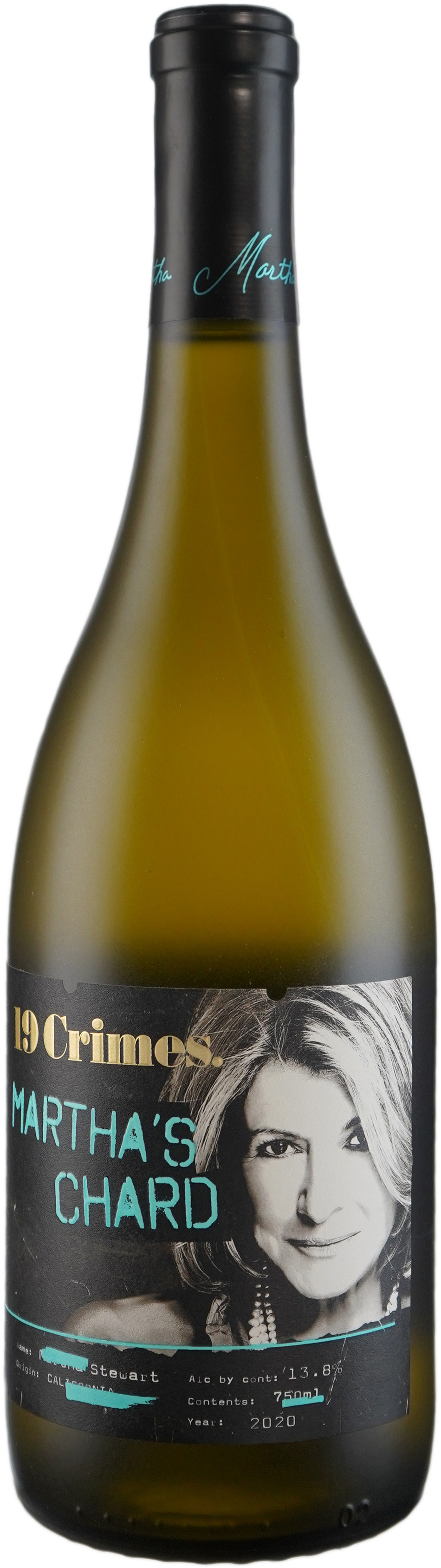 19 Crimes Martha Stewart Chardonnay