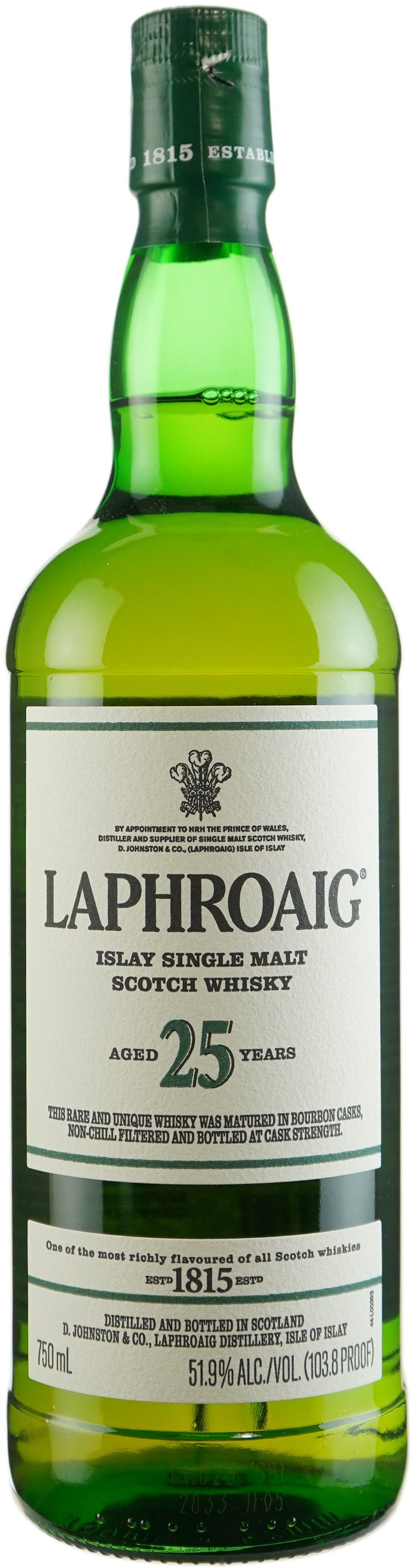 Laphroaig 25 year old Cask Strength Limited Release 2021