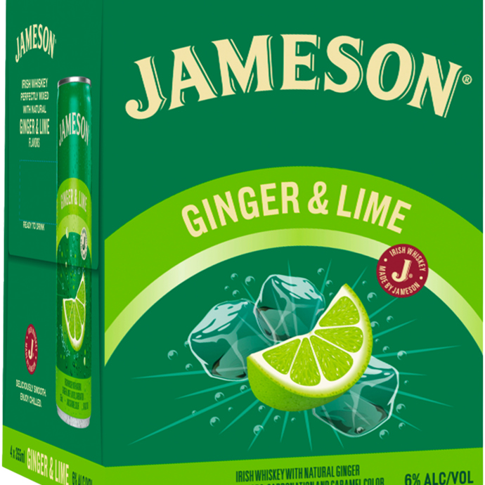 Jameson Ginger and Lime 4 Pack Cans