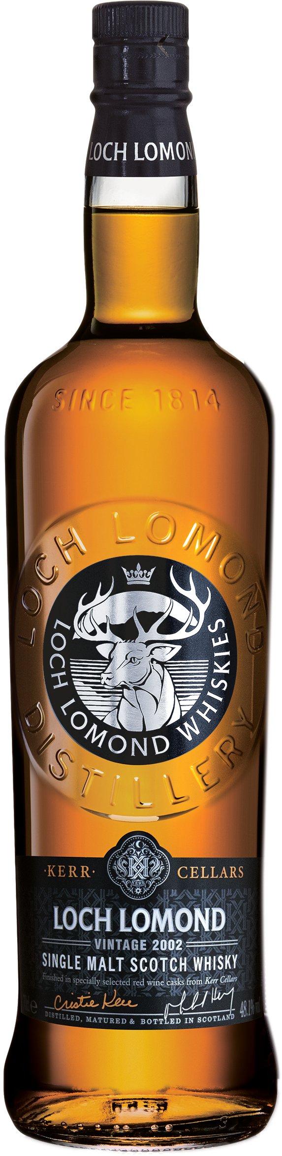 Loch Lomond Vintage Single Malt Finished in Kerr Cellars French Oak Red WIne Barrels 2002