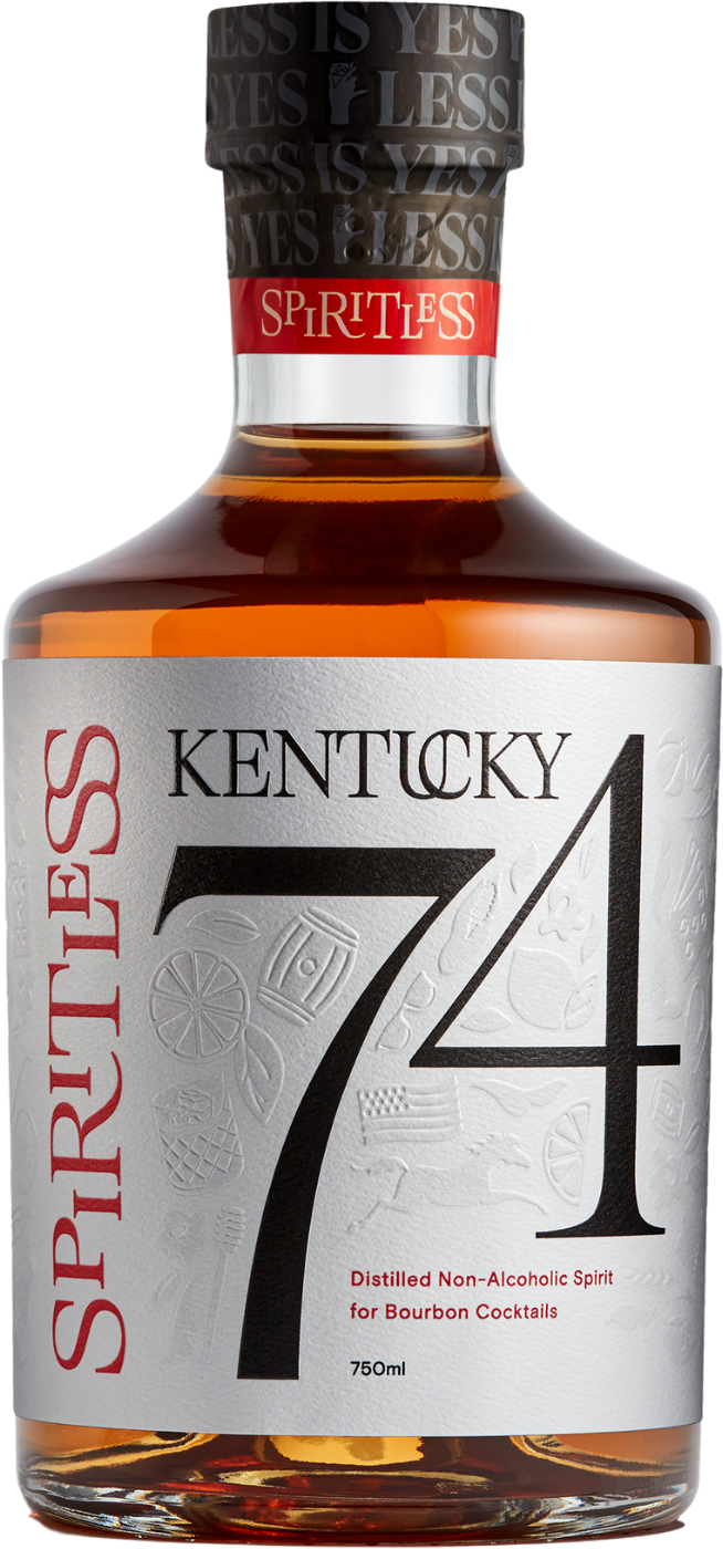 Spiritless Kentucky 74 Distilled NonAlcoholic Spirit for Bourbon