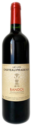 Chateau Pradeaux Bandol Rouge Le Lys 2016