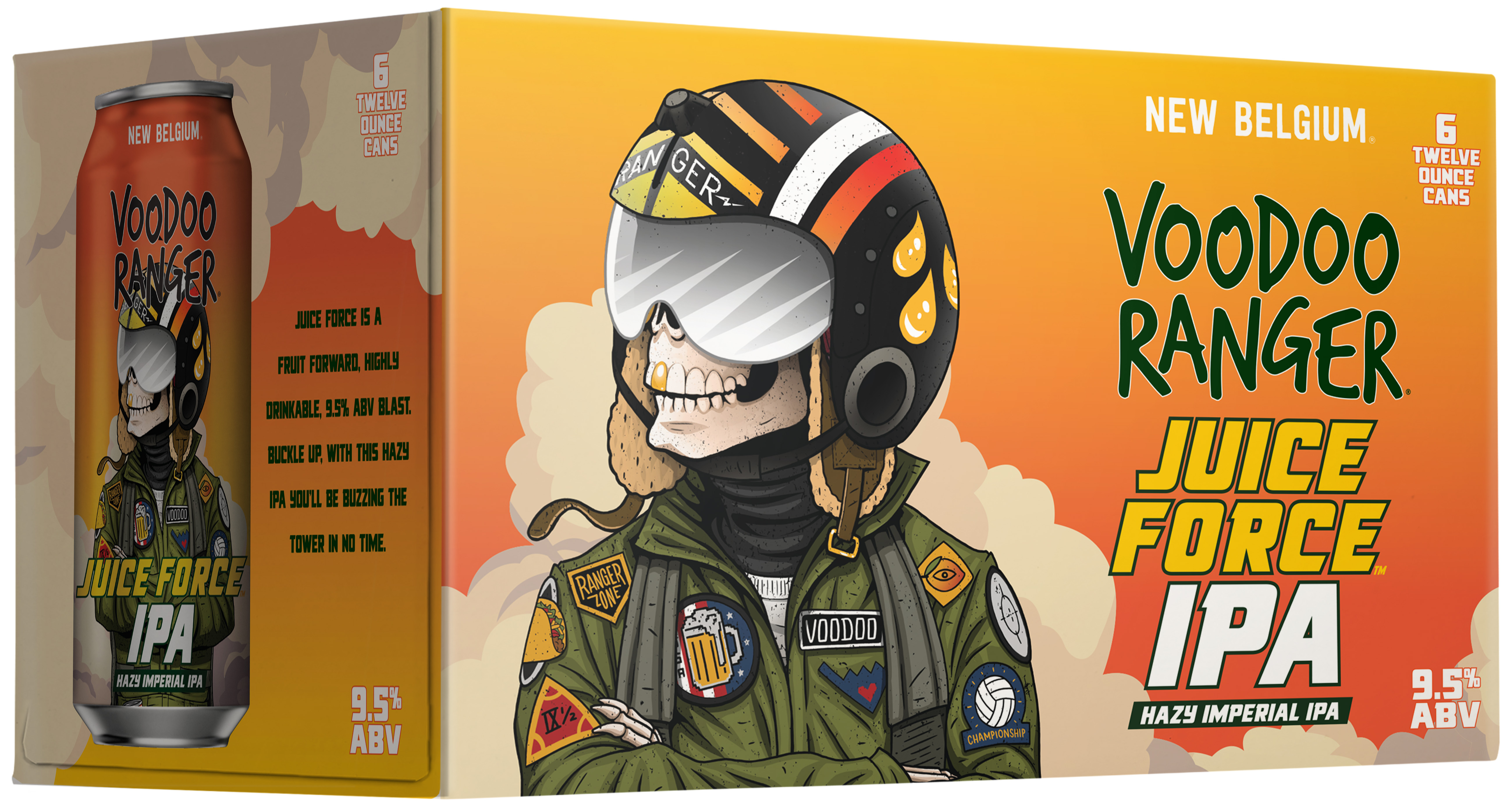 New Belgium Voodoo Ranger Juice Force | 6 pack of 12 oz Can