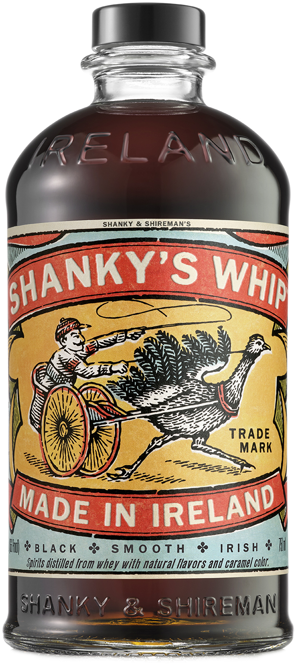 Shanky's Whip Black Irish Whiskey Liqueur 750 ml Bottle