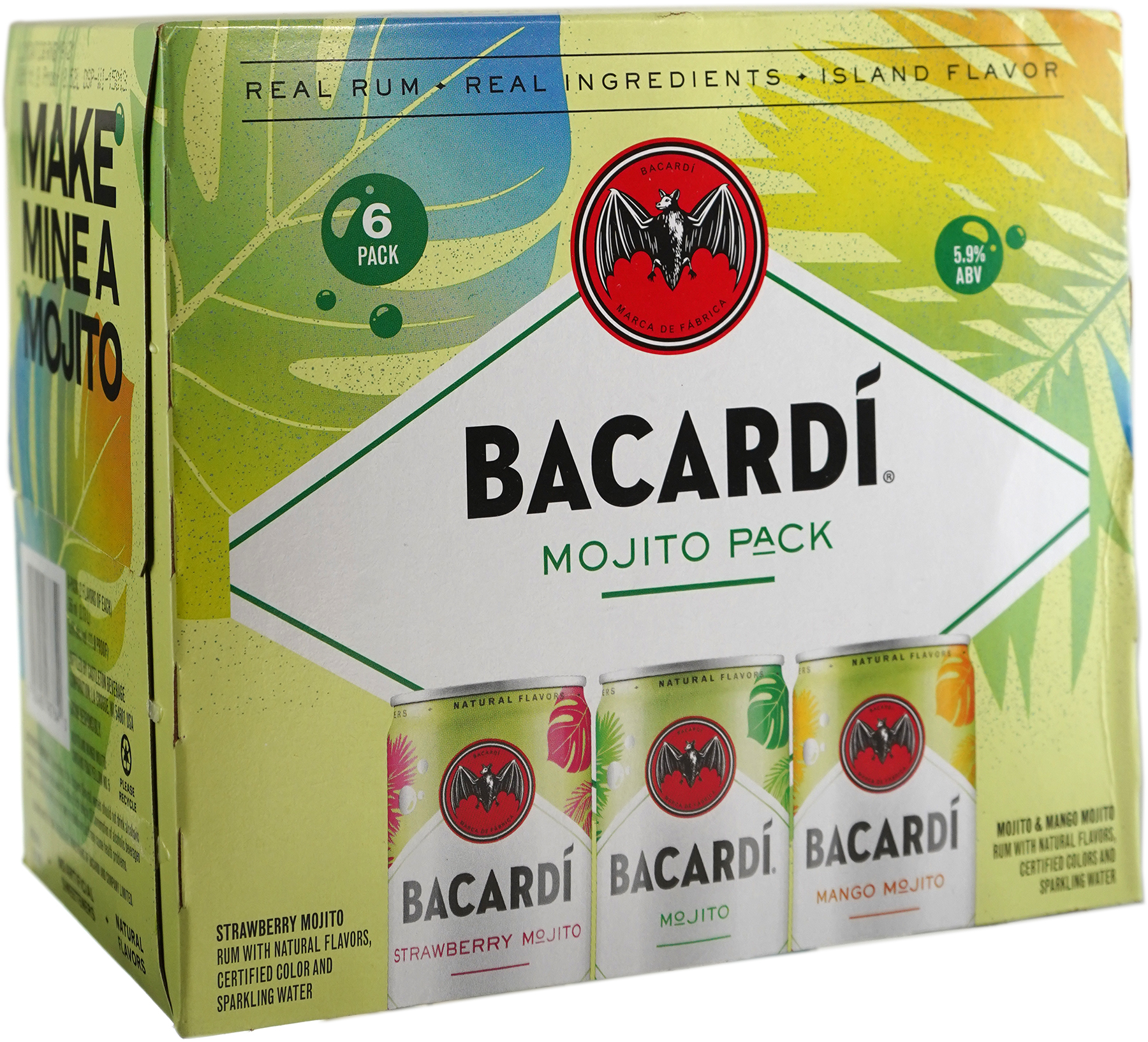 Bacardi Mojito Variety 6 Pack Cans 6 pack of 355 ml Can