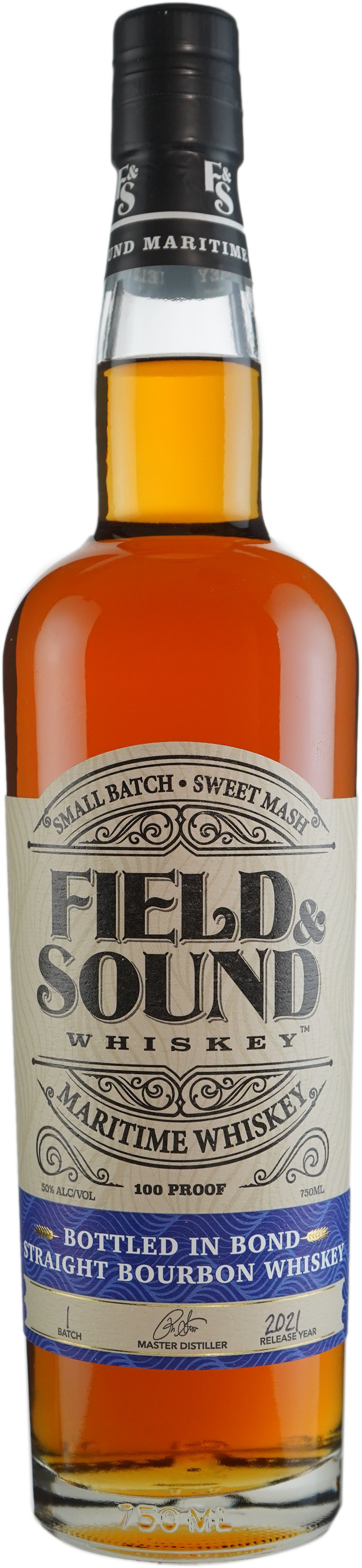 Long Island Spirits Field & Sound Straight Bourbon Bottled in Bond
