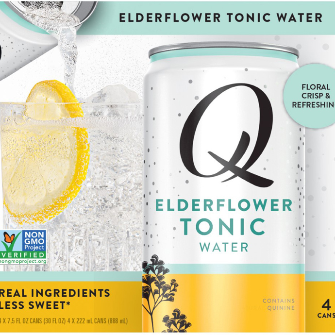 Q Elderflower Tonic 4p Cans