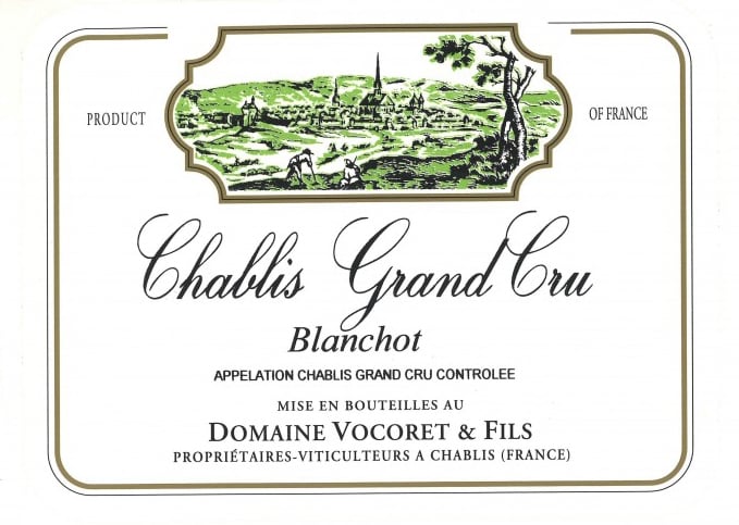 Domaine Vocoret et Fils Chablis Blanchots 2020