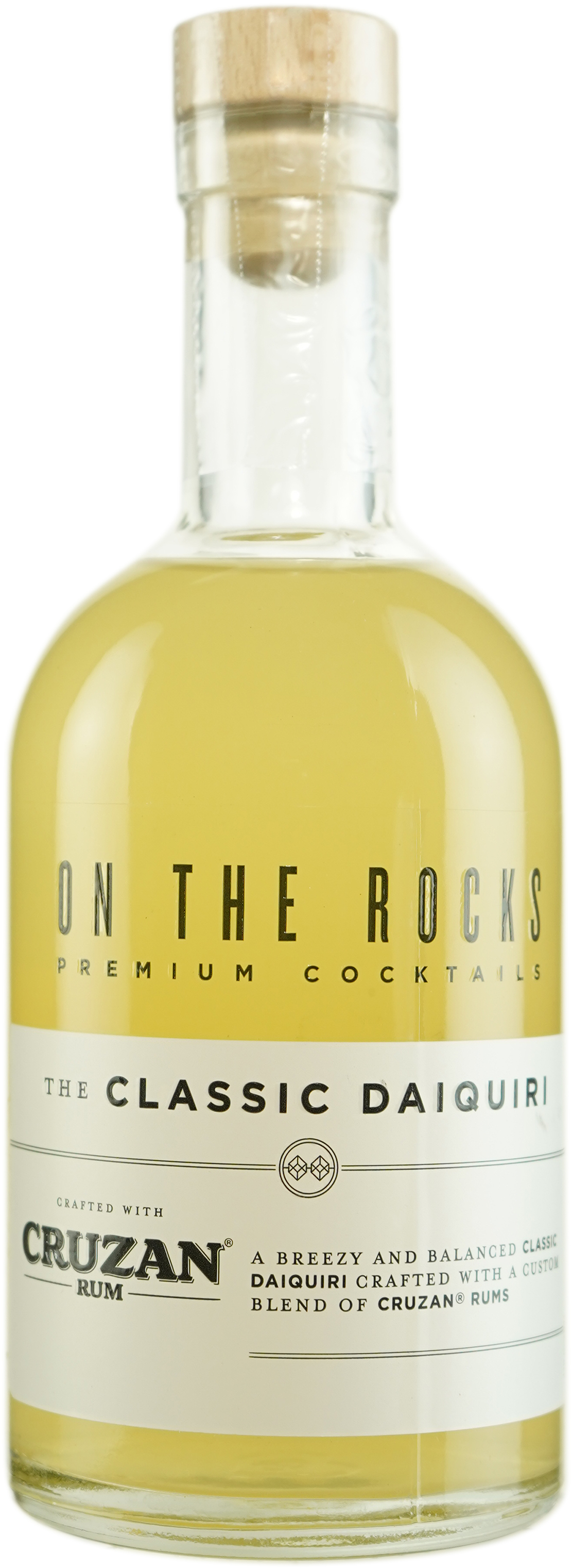 On The Rocks Premium Cocktails The Daiquiri Made With Cruzan Rum 375